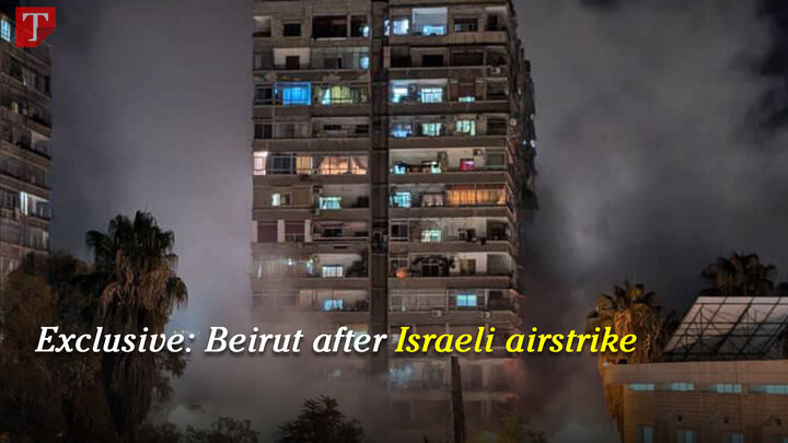 Exclusive: Beirut after Israeli airstrike