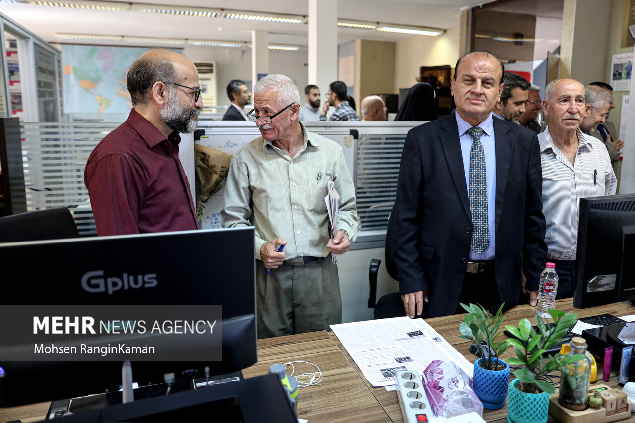 بازدید هیئت رسانهای سوریه از گروه رسانهای مهر 5