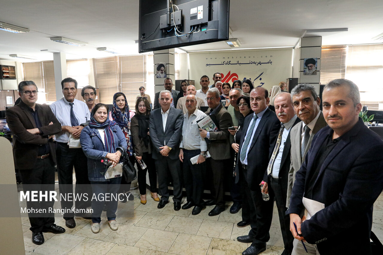 بازدید هیئت رسانهای سوریه از گروه رسانهای مهر 6