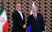 Pezeshkian, Putin hail Iran-Russia strategic relations