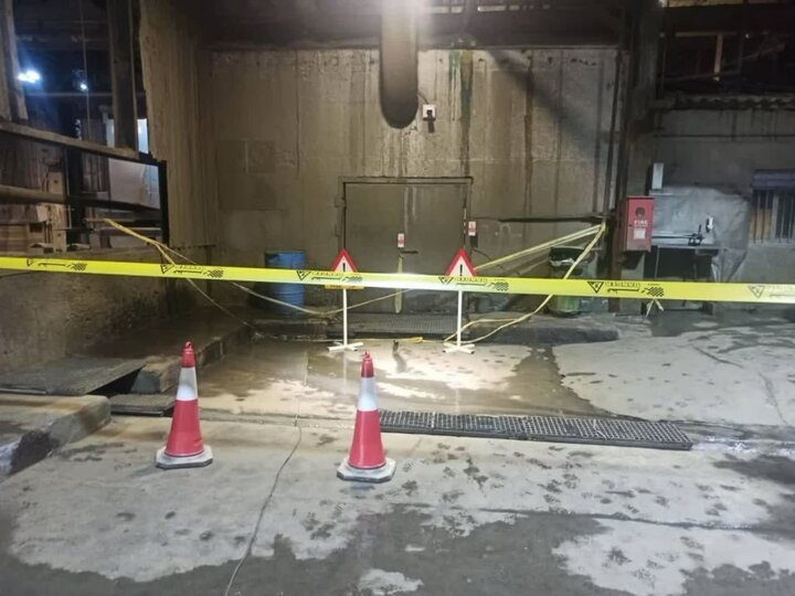 محل حادثه منجر به فوت کارگر مجتمع مس سرچشمه پلمب شد محل حادثه منجر به فوت کارگر مجتمع مس سرچشمه پلمب شد