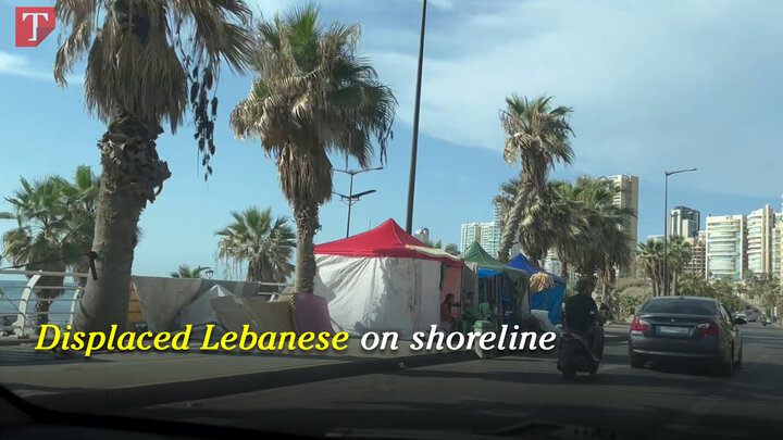 Exclusive: Displaced Lebanese on shoreline