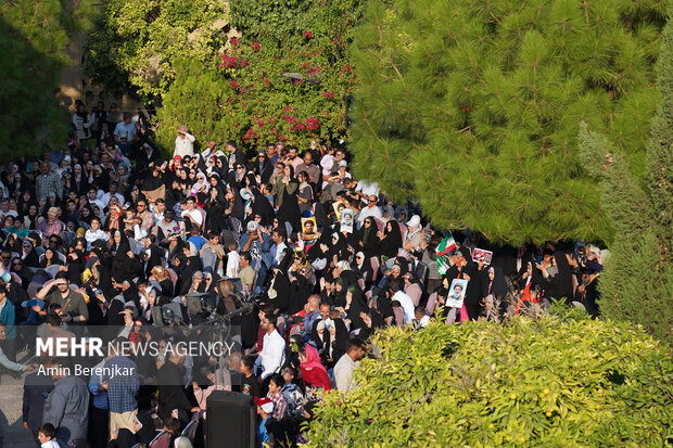 
Commemorating Hafez at his tomb in Shiraz