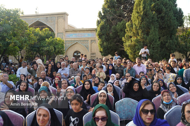 
Commemorating Hafez at his tomb in Shiraz