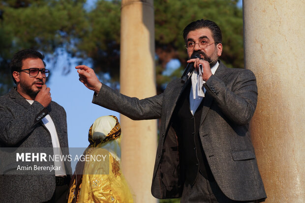 
Commemorating Hafez at his tomb in Shiraz