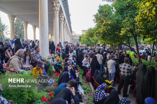 
Commemorating Hafez at his tomb in Shiraz