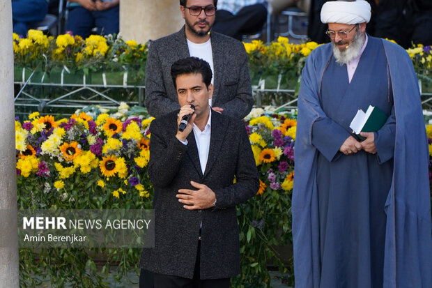 
Commemorating Hafez at his tomb in Shiraz