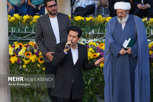 
Commemorating Hafez at his tomb in Shiraz