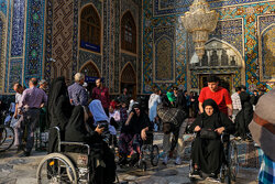 Imam Reza (AS) shrine on Imam Hassan Askari (AS) birth anniv.