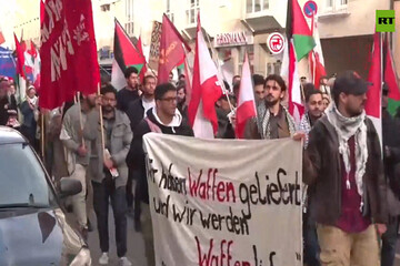 VIDEO: German people march in support of Palestine, Lebanon