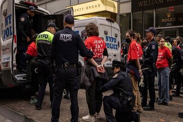 VIDEO: Pro-Palestine protesters condemn Israeli crimes in NY