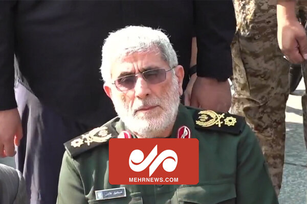 VIDEO: General Ghaani seen in Martyr Nilforoushan’s funeral