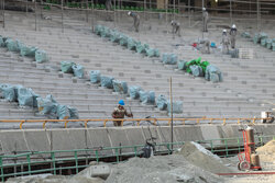 Renovation of football stadium of Azadi Sports Complex