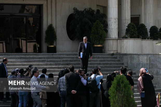 Sidelines of pres. Pezeshkian cabinet's meeting