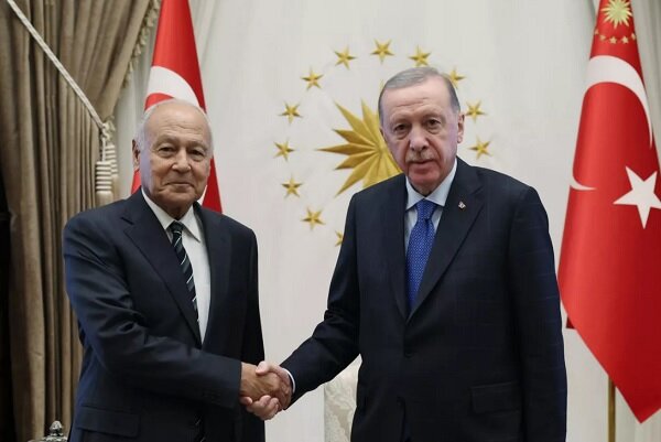 Erdoğan, Arap Birliği Genel Sekreteri ile görüştü Erdoğan, Arap Birliği Genel Sekreteri ile görüştü