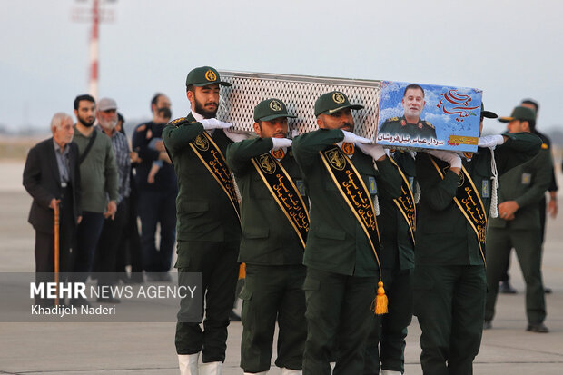 
Funeral for Gen. Nilforoushan in Isfahan