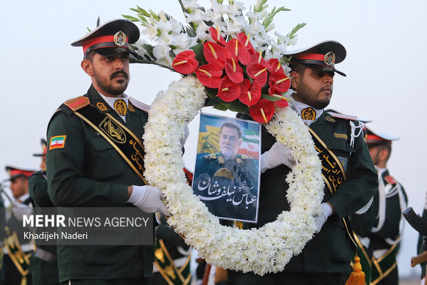 
Funeral for Gen. Nilforoushan in Isfahan