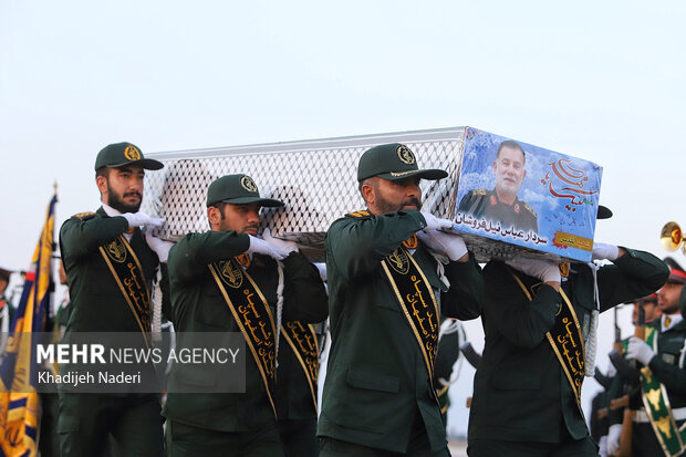 
Funeral for Gen. Nilforoushan in Isfahan