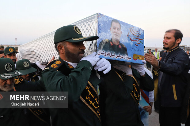 
Funeral for Gen. Nilforoushan in Isfahan