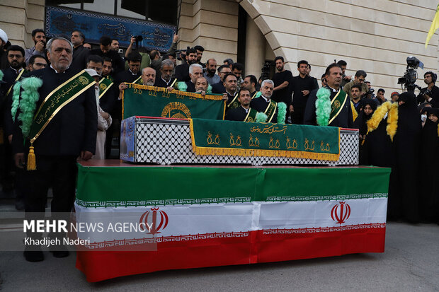 
Funeral for Gen. Nilforoushan in Isfahan