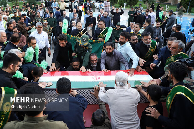 
Funeral for Gen. Nilforoushan in Isfahan