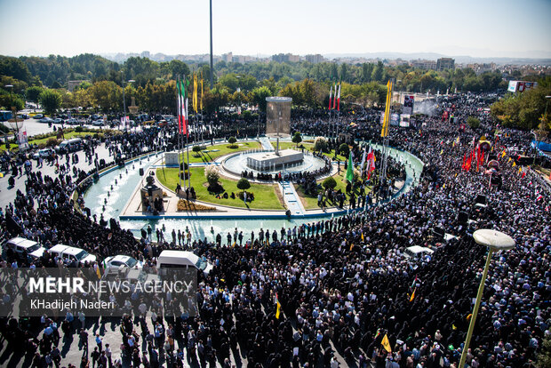 
Funeral for Gen. Nilforourshan in Isfahan