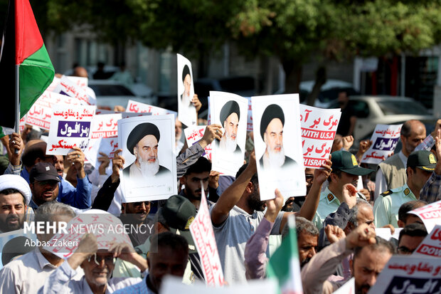 راهپیمایی ضدصهیونیستی «جمعه خشم» در بندرعباس