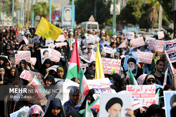 راهپیمایی ضدصهیونیستی «جمعه خشم» در بندرعباس