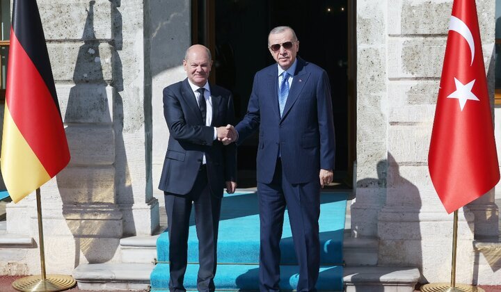 Turkey’s Erdogan meets German Chancellor Scholz in Istanbul