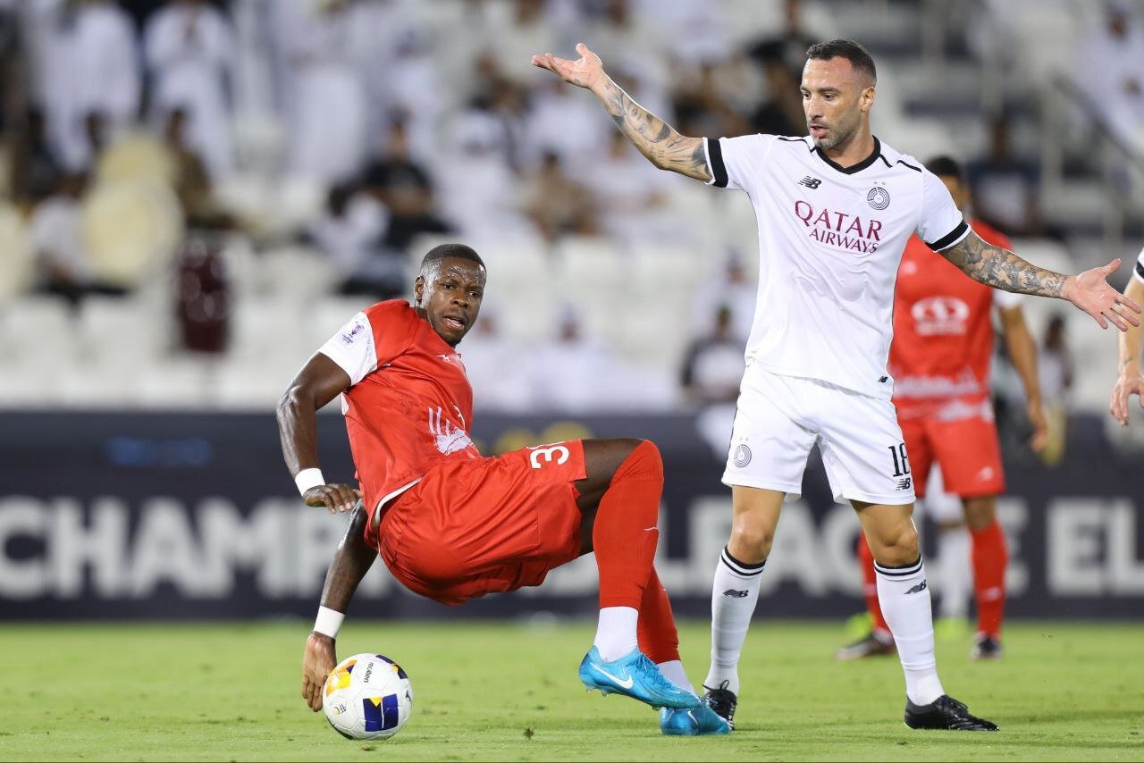 تیم فوتبال پرسپولیس و السد قطر