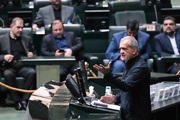 Iran president presents draft budget to parliament