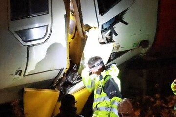 Train crash in Wales leaves one dead, 15 others injured