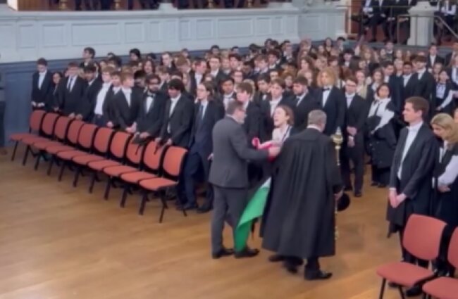 VIDEO: Protest against Israeli regime at Oxford University