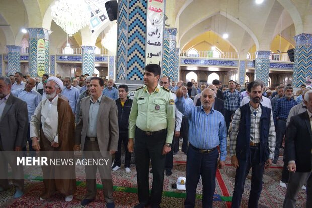 تجمع جمعههای خشم در بهاباد برگزار شد