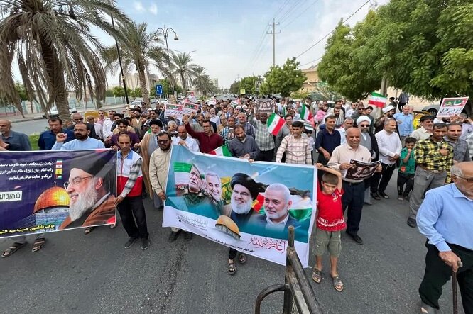 راهپیمایی جمعه خشم در کنگان