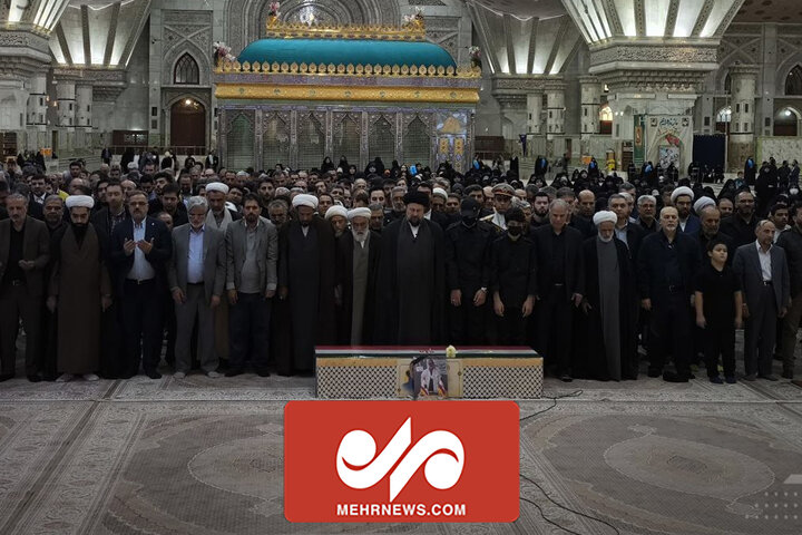 Şehit doktor Haydari için Tahran'da cenaze töreni düzenlendi Şehit doktor Haydari için Tahran'da cenaze töreni düzenlendi