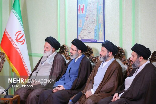 Leader sons visit Hamas office in Tehran