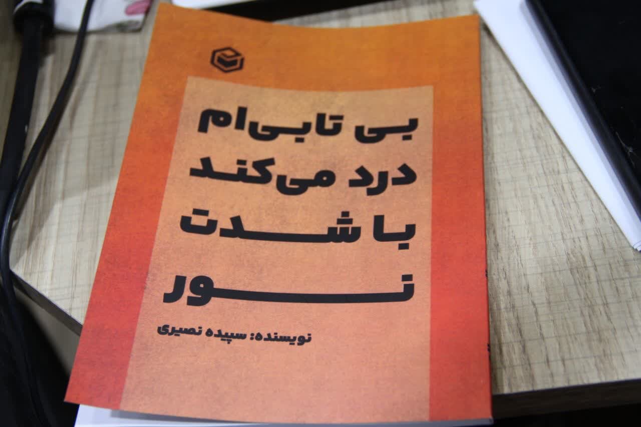 کتاب شعر «بی تابی ام درد می‌کند با شدت نور» رونمایی شد