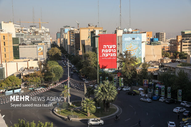 جدید ترین طرح دیوارنگاره میدان فلسطین تهران