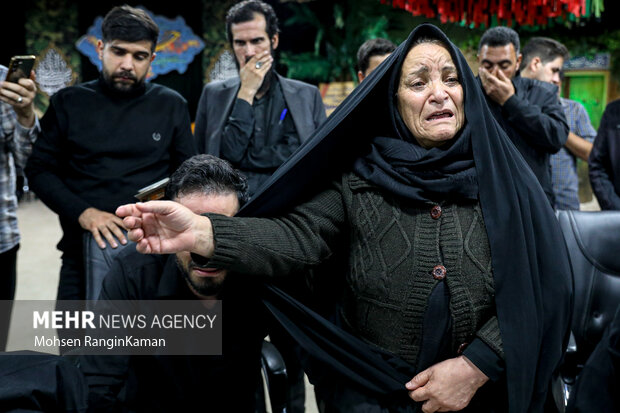 مراسم وداع با پیکر مطهر شهید راه قدس الهوردی رحیم پور