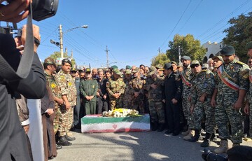 مراسم تشییع شهید مدافع وطن «سجاد منصوری» آغاز شد