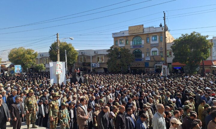 استقبال از پیکر شهید مدافع وطن شهید«سجاد منصوری» در کرمانشاه