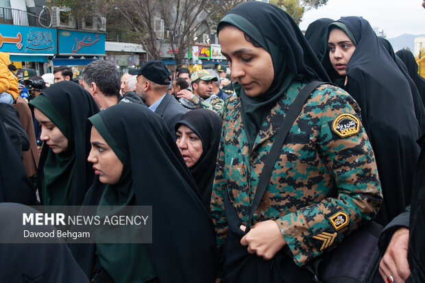 تشییع پیکر شهید «مهدی خموشی» در مشهد