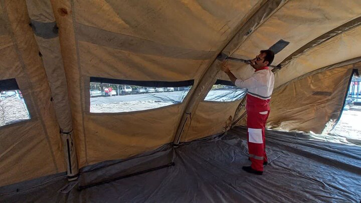 اعلام ساعت صفر و دستور برپایی بیمارستان صحرایی در کرمانشاه اعلام ساعت صفر و دستور برپایی بیمارستان صحرایی در کرمانشاه