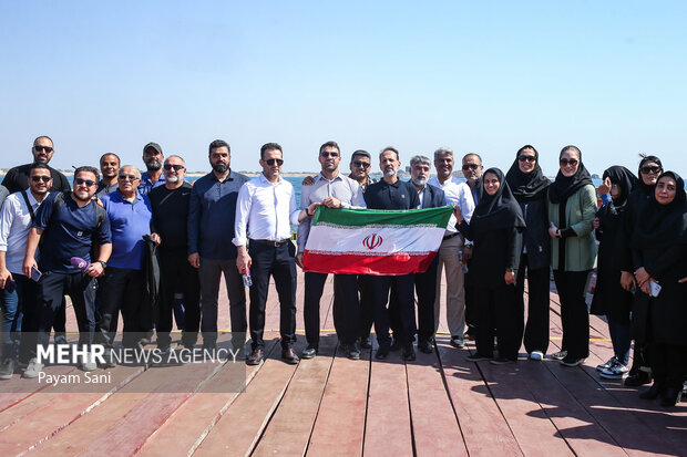 جامعه ورزش ایران در جزیره بوموسی