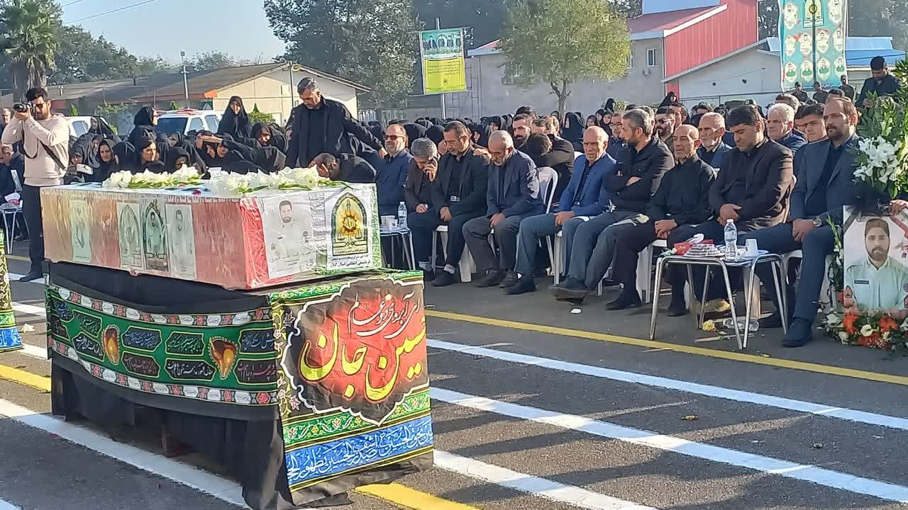 پرواز شهدای «مدافع وطن» روی بالهای شهر