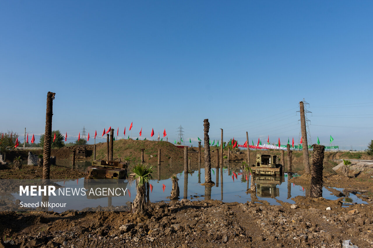 روایتی از حضور ۳ هزار دانش آموز رشتی در باغ موزه دفاع مقدس