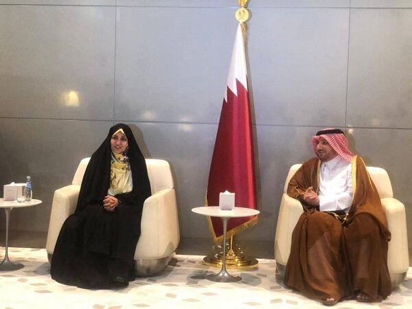 معاون رئیسجمهور در امور زنان و خانواده وارد دوحه شد