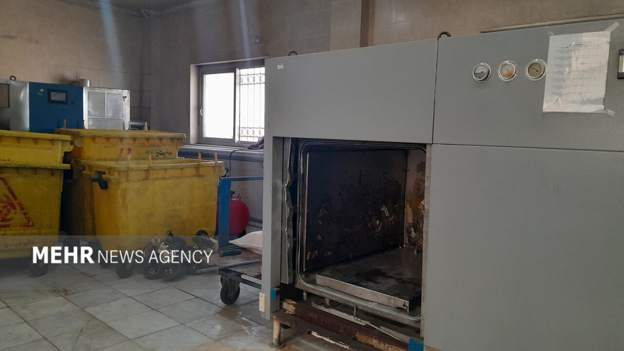 هوشمندسازی مدیریت پسماند پزشکی در بیمارستان الزهرا اصفهان آغاز شد