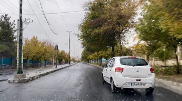 بارش اولین باران پاییزی در شهرکرد